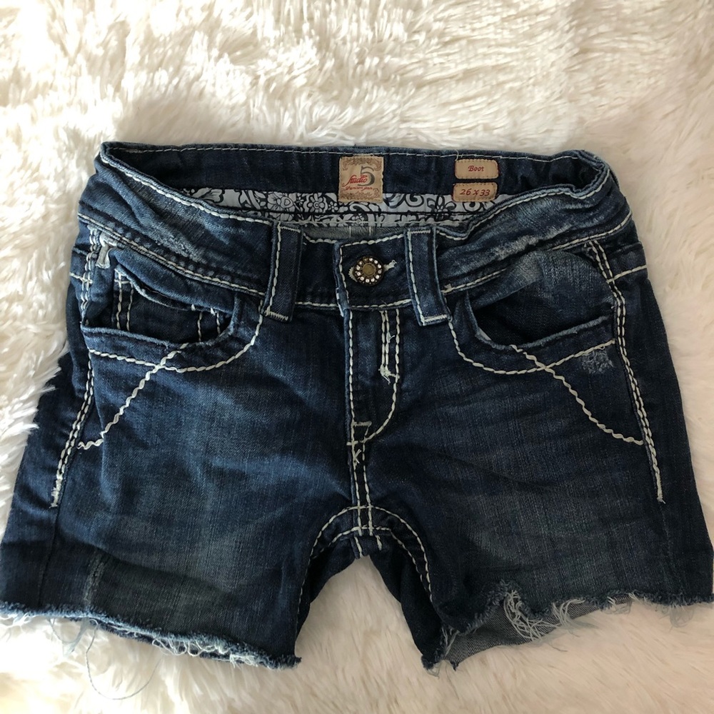 jean cut off shorts